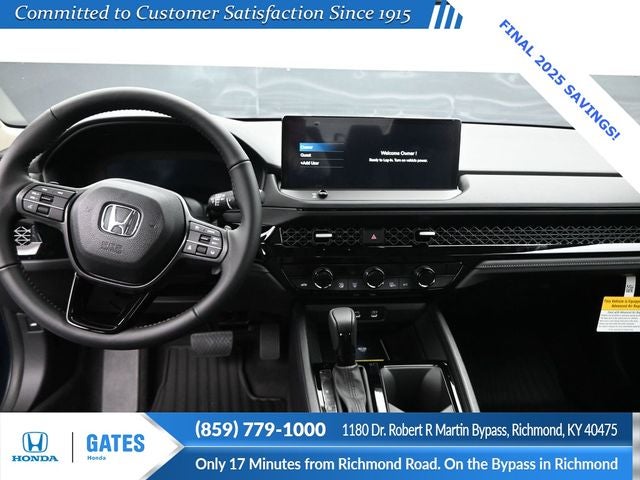 2025 Honda Accord Hybrid EX-L
